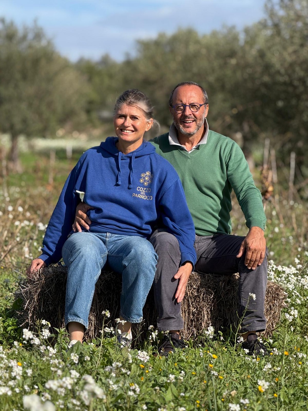 The team at Cozzo del Parroco winery near Noto